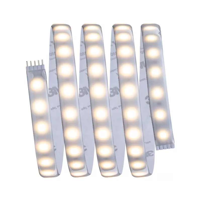 MaxLED 500 LED Strip - Basic Kit - Warm White - 2700k - Coated - système d'accrochage et décoration