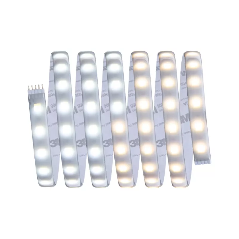 Tira LED MaxLED 500 - Extensión - Blanco regulable - Recubierta - système d'accrochage et décoration