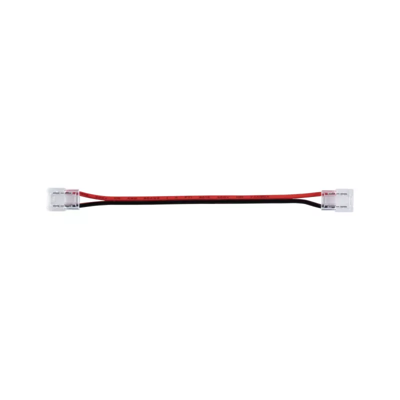 Pro Strip Connector, einfarbig, Flex max. Rot - Schwarz - Rot - 0,13 m - 96 W - système d'accrochage et décoration