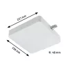 Centro de alimentación Zigbee 3.0 para hogares inteligentes URail PAULMANN 5 - Cimaise Tableau 