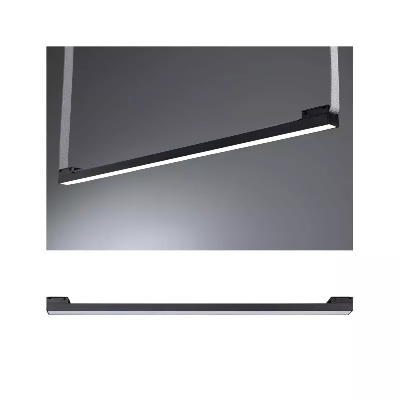 ULine – LED -Spotleuchte, 1025 lm, 18,5 W, 650 x 29 mm, 3000 K, Schwarz – Paulmann PAULMANN 3 - Cimaise Tableau 