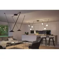 ULine - LED pendant light Cone 560lm 12W 350mm 3000K Black - Paulmann - système d'accrochage et décoration - détail 8