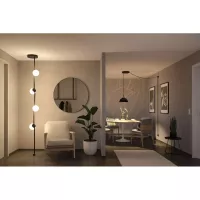 ULine - Round LED Spotlight 405lm 7W 85mm 3000K Black - Paulmann - système d'accrochage et décoration - détail 10