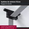 ULine - Accesorios Kit de soporte para correa derecha (2 unidades) Negro - Paulmann PAULMANN 5 - Cimaise Tableau 