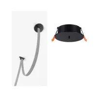 ULine - Accessoires Couverture encastrée Noir - Paulmann - système d'accrochage et décoration - détail 3