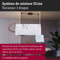 ULine – Zubehör 3-Stufen-Dimmer max. 200 W 48 V 80 x 35 mm Weiß – Paulmann - système d'accrochage et décoration - détail 5