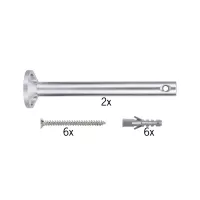 Cable system mounting kit, angle bracket/suspension, chrome - Paulmann - système d'accrochage et décoration - détail 1