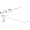 Power infeed cable system, 12mm max. 300W, matte chrome finish - Paulmann PAULMANN 2 - Cimaise Tableau 