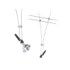 Comet Spot individual GU5.3 max. 50W dimmable 12V Chrome cable system - Paulmann PAULMANN 6 - Cimaise Tableau 