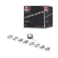Cardan Cable System Basic Kit GU5.3 max. 8x10W dimmbar 230/12V Mattchrom - Paulmann - système d'accrochage et décoration - détail 7