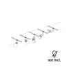 Spice SaltLED Kabelsystem Basisset GU5.3 max. 5x10W dimmbar 230/12V Mattchrom - Paulmann PAULMANN 1 - Cimaise Tableau 