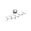 Spice SaltLED Kabelsystem Basisset GU5.3 max. 5x10W dimmbar 230/12V Mattchrom - Paulmann PAULMANN 2 - Cimaise Tableau 