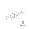 Spice SaltLED Kabelsystem Basisset GU5.3 max. 5x10W dimmbar 230/12V Mattchrom - Paulmann PAULMANN 4 - Cimaise Tableau 