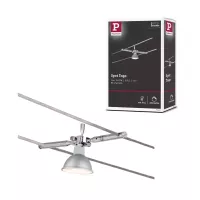 Système sur câbles TogoLED Spot individuel GU5,3 max. 10W gradable 12V Chrome - Paulmann - système d'accrochage et décoration - détail 5