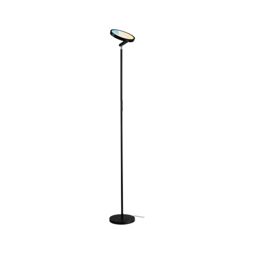 Lámpara de pie LED blanca regulable Caneta, 1750 mm, 1300 lm, 20 W, color negro - Paulmann