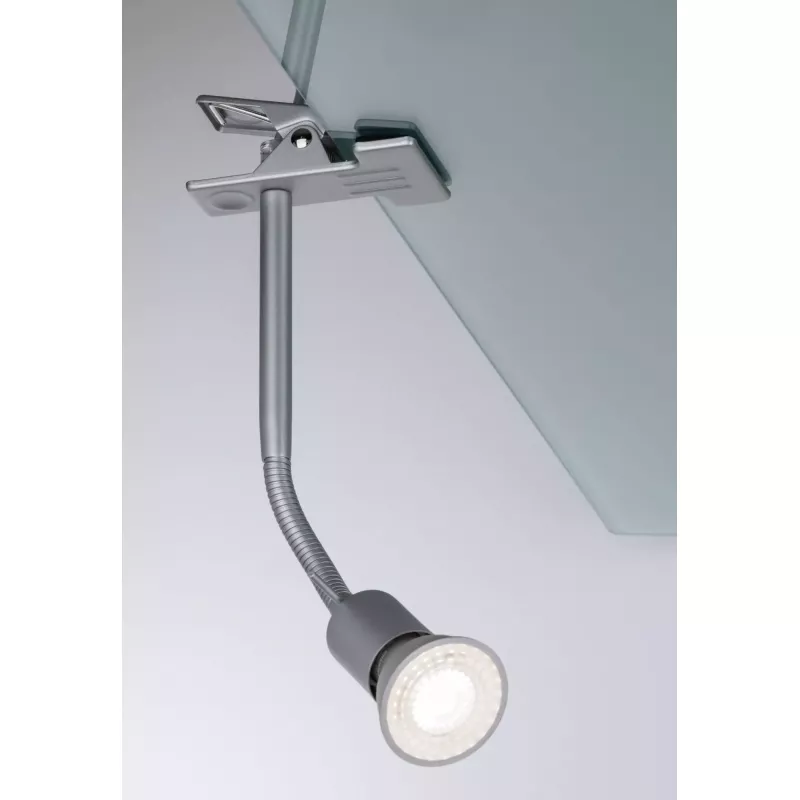 Klemmstrahler Finja, Chrom matt, 230V GU10 - Paulmann