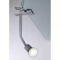 Foco de clip Finja, cromo mate, 230V GU10 - Paulmann - système d'accrochage et décoration - détail 5