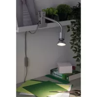 Foco de clip Finja, cromo mate, 230V GU10 - Paulmann - système d'accrochage et décoration - détail 6
