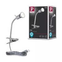 Foco de clip Finja, cromo mate, 230V GU10 - Paulmann - système d'accrochage et décoration - détail 7