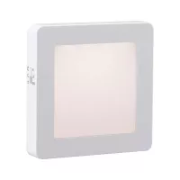 Veilleuse Esby avec capteur crépusculaire carré 3000K 0,7lm - Paulmann - système d'accrochage et décoration - détail 2