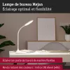 Lampe de bureau LED Mejan 4000K 1200lm 15W - Paulmann PAULMANN 3 - Cimaise Tableau 