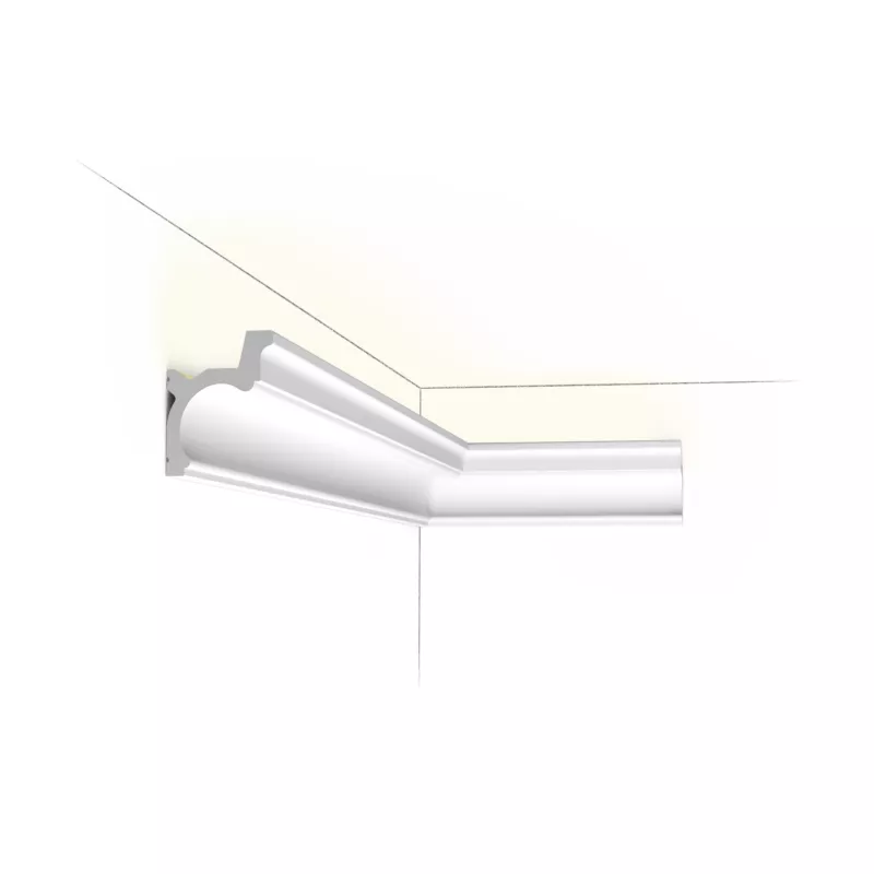 Orac decor C328 - L 200 x H 9 x l 6,8 cm Purotouch - ECLAIRAGE INDIRECT - système d'accrochage et décoration