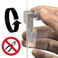 Gancio leggero da 4 kg - sospensione per quadri su rotaie Artiteq ARTI TEQ 4 - Cimaise Tableau 