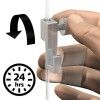 Gancho de tornillo ligero Artiteq de 4 kg para riel de cuadros ARTI TEQ 5 - Cimaise Tableau 