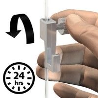 Light hook 4 kg - hanging picture rails artiteq ARTI TEQ 5 - Cimaise Tableau 