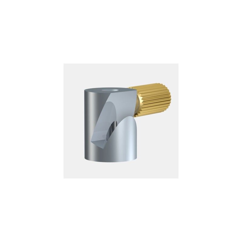 Round hook 5 kg + brass screw - hanging picture rails artiteq ARTI TEQ 3 - Cimaise Tableau 