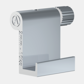 Cesta de aluminio 10 kg - suspensión de rieles para cuadros artiteq ARTI TEQ 3 - Cimaise Tableau