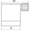 Gancho de aluminio Artiteq de 10 kg para riel de cuadros ARTI TEQ 4 - Cimaise Tableau 
