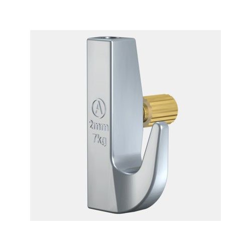 Gancho pesado 7 kg con tornillos de latón - suspensión de riel para cuadros artiteq ARTI TEQ 2 - Cimaise Tableau 