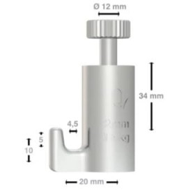 Self-locking hook 15 kg - hanging picture rails artiteq ARTI TEQ 3 - Cimaise Tableau