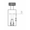 Self-locking hook 15 kg - hanging picture rails artiteq ARTI TEQ 4 - Cimaise Tableau