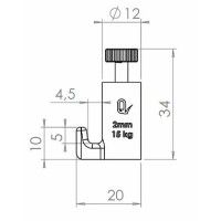 Gancio autobloccante da 15 kg - sospensione per quadri Artiteq ARTI TEQ 5 - Cimaise Tableau 