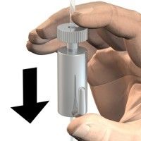 Gancho autoblocante 15 kg - suspensión de rieles para cuadros artiteq ARTI TEQ 6 - Cimaise Tableau 