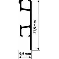 Cimasa click rail pro 50 kg + Clips - sospensione cornice artiteq ARTI TEQ 4 - Cimaise Tableau 