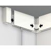 Click Rail Pro Bilderschiene, Tragkraft 50 kg (Befestigungsmaterial inklusive) ARTI TEQ 8 - Cimaise Tableau 