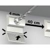 Pack de 5 Click & connect pour click rail Pro ( SUPPLEMENTAIRE) - accrochage cimaise tableau artiteq ARTI TEQ 3 - Cimaise Tablea
