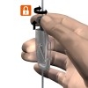 Self-locking Crochet with Safety 70 Kg - tableau newly Newly 6 - Cimaise Tableau