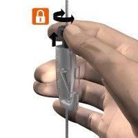 Gancio autobloccante con sicurezza 70 Kg - appendere quadro appena Newly 7 - Cimasa Tavola