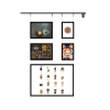 DISPLAY IT LED CIMAISE BLACK ARTI TEQ 2 - Cimaise Tableau