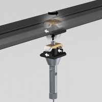 MOSTRA LED DA TAVOLO IN NERO ARTI TEQ 8 - Cimaise Tableau 