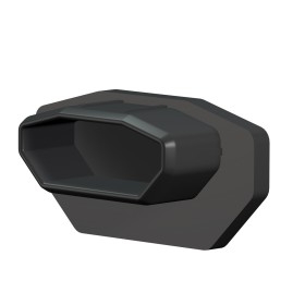 DISPLAY TI LED LACK BLACK 2 PCS ARTI TEQ 1 - Cimaise Tableau