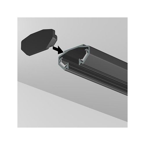 DISPLAY IT LED RAIL EMBOUT NOIR 2 PCS ARTI TEQ 2 - Cimaise Tableau