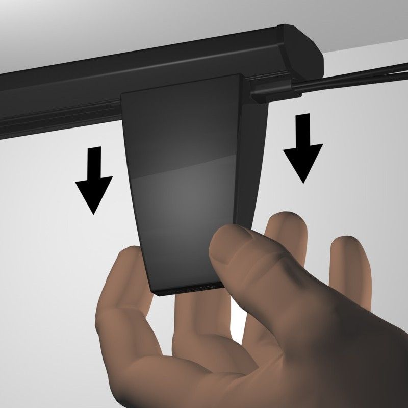 DISPLAY IT LED COPRI RAIL NERO ARTI TEQ 5 - Cimaise Tableau 
