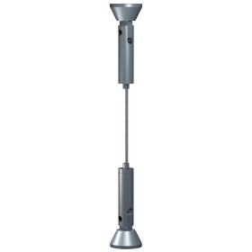 KIT CÂBLE EN ACIER 2 MM 400 CM FIXE E-CLIP ARTI TEQ 1 - Cimaise Tableau