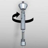 KIT CAVO IN ACCIAIO 2 MM 400 CM FISSO CON CLIP E ARTI TEQ 5 - Cimaise Tableau 