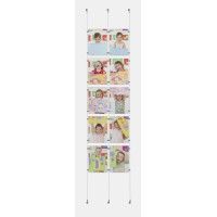 KIT CÂBLE EN ACIER 2 MM 400 CM FIXE E-CLIP ARTI TEQ 6 - Cimaise Tableau 